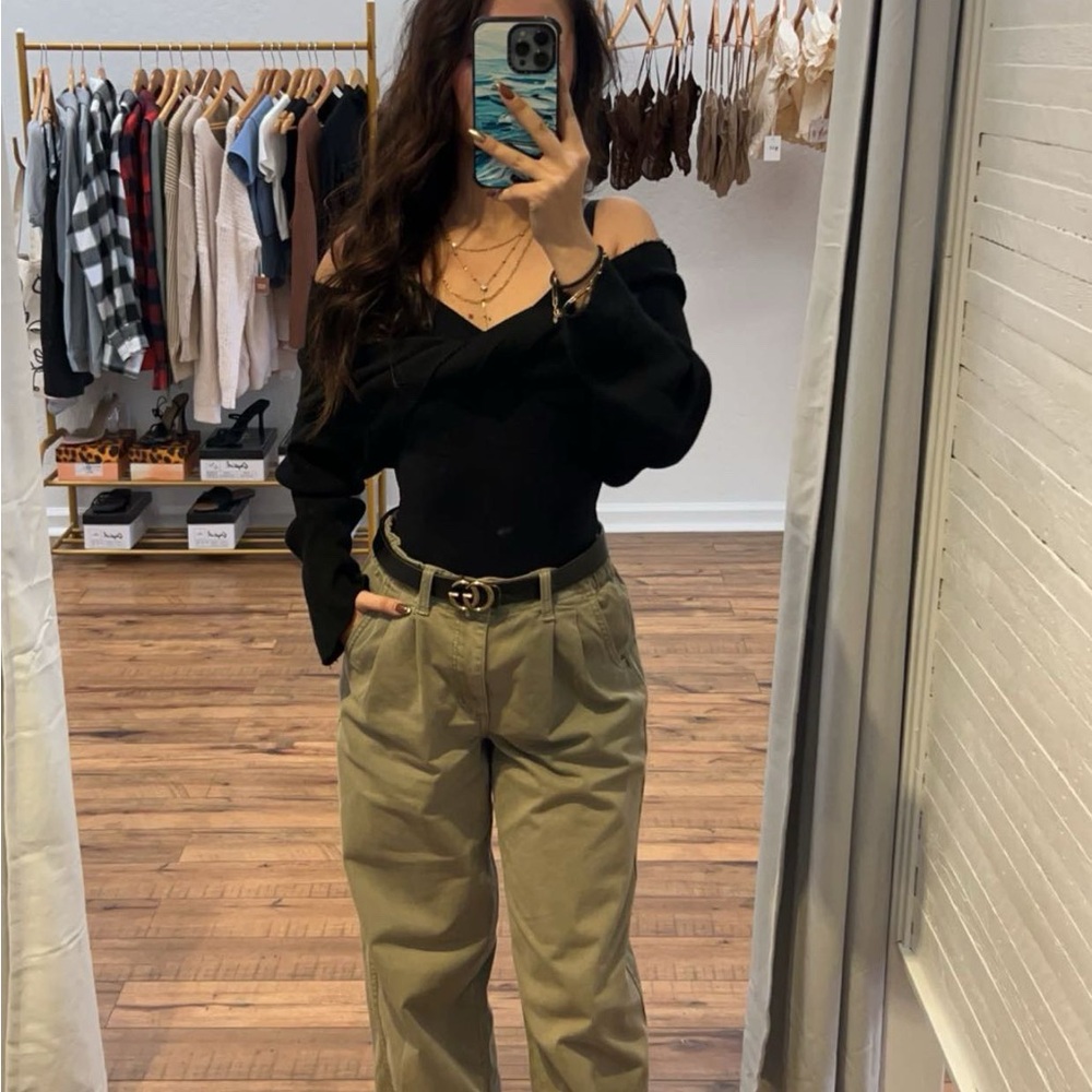 BKE khaki green cargo pants